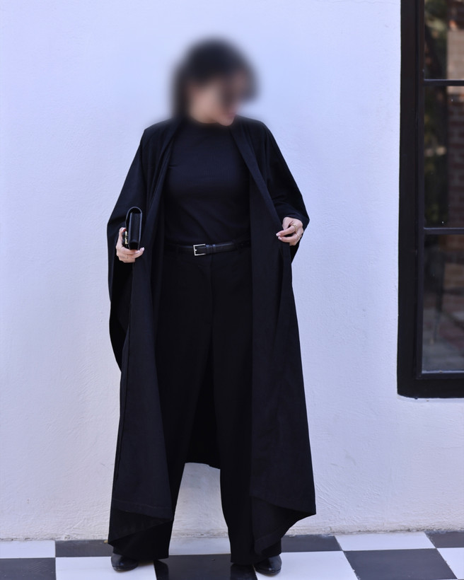 پانچو زنانه مخمل شنل
